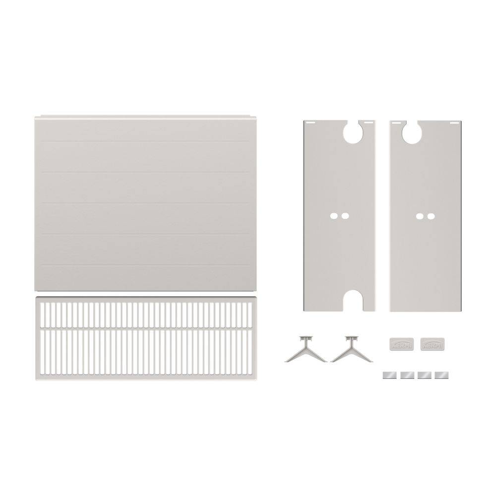 Kermi Upgrade Set Heizkörperverkleidung für Line Typ 33 600x1800mm, Anschlussposition unten rechts, Weiß-1