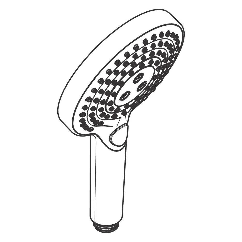 Hansgrohe Raindance Select S Handbrause 120mm, 8,5l/min, 3jet EcoSmart, Mattschwarz-1