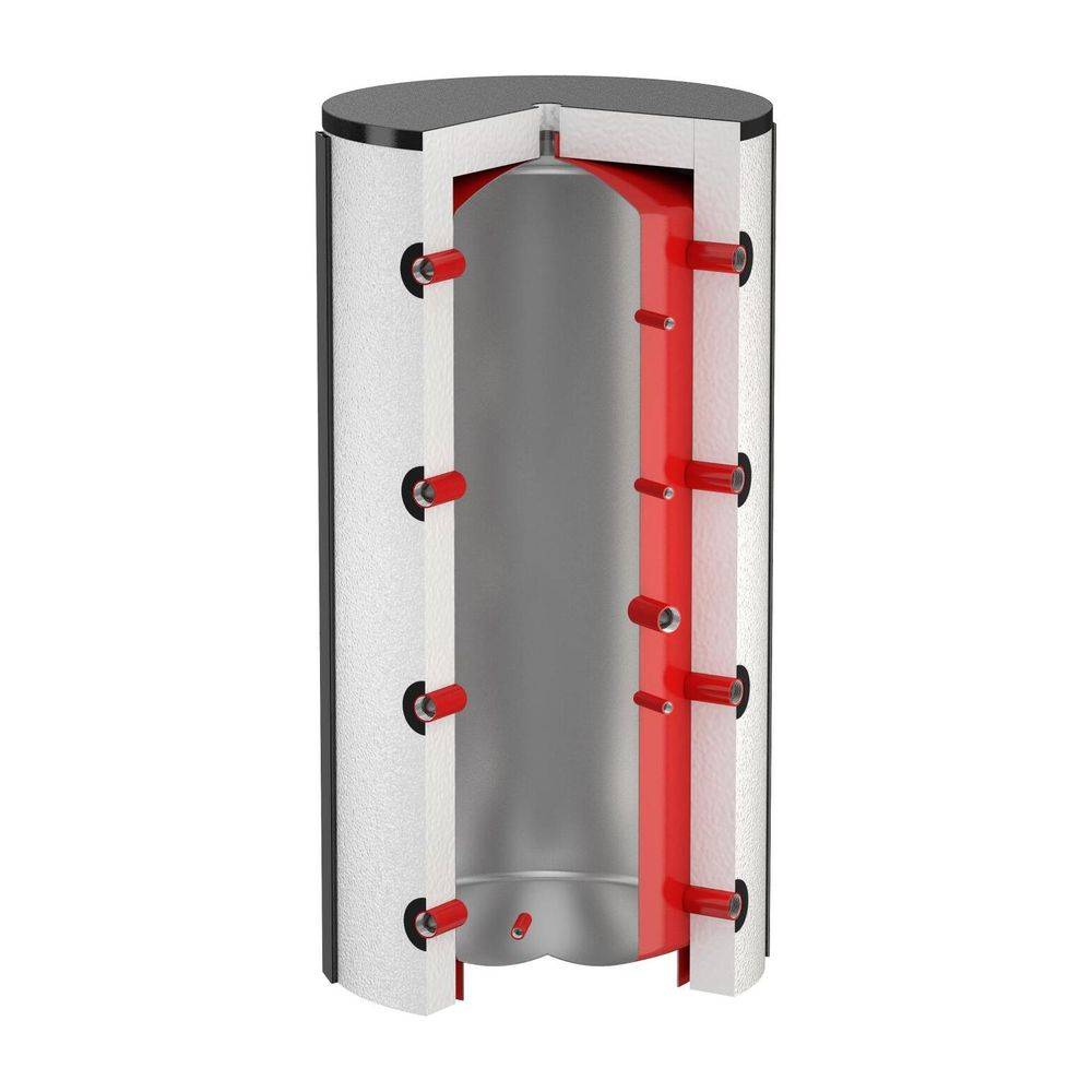 Flamco Flextherm PS Pufferspeicher 300l außen pulverbeschichtet, innen unbeschichtet-0
