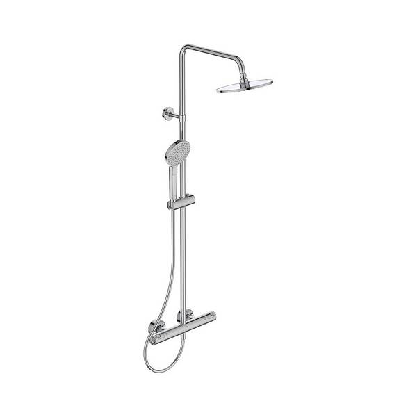 Ideal Standard Duschsystem Ceratherm T50 mit Brausethermostat Schlauch 1750mm Chrom