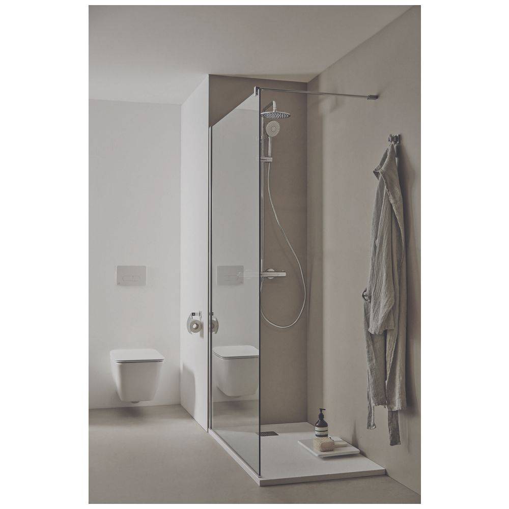 Ideal Standard Duschsystem Ceratherm T50 mit Brausethermostat Schlauch 1750mm Chrom-1