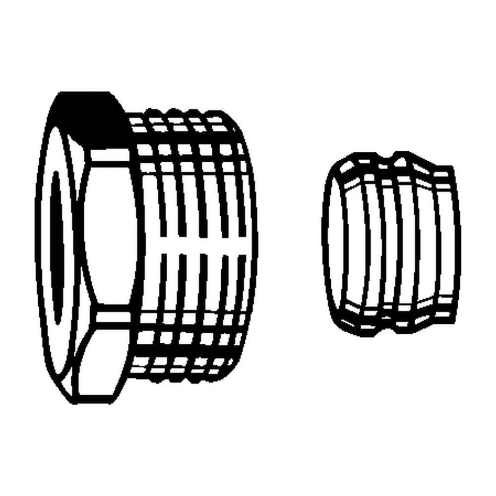 IMI Heimeier Klemmverschraubung, für Kupfer- und Stahlrohr 12mm Rp 1/2" Innengewinde, vernickelt-1