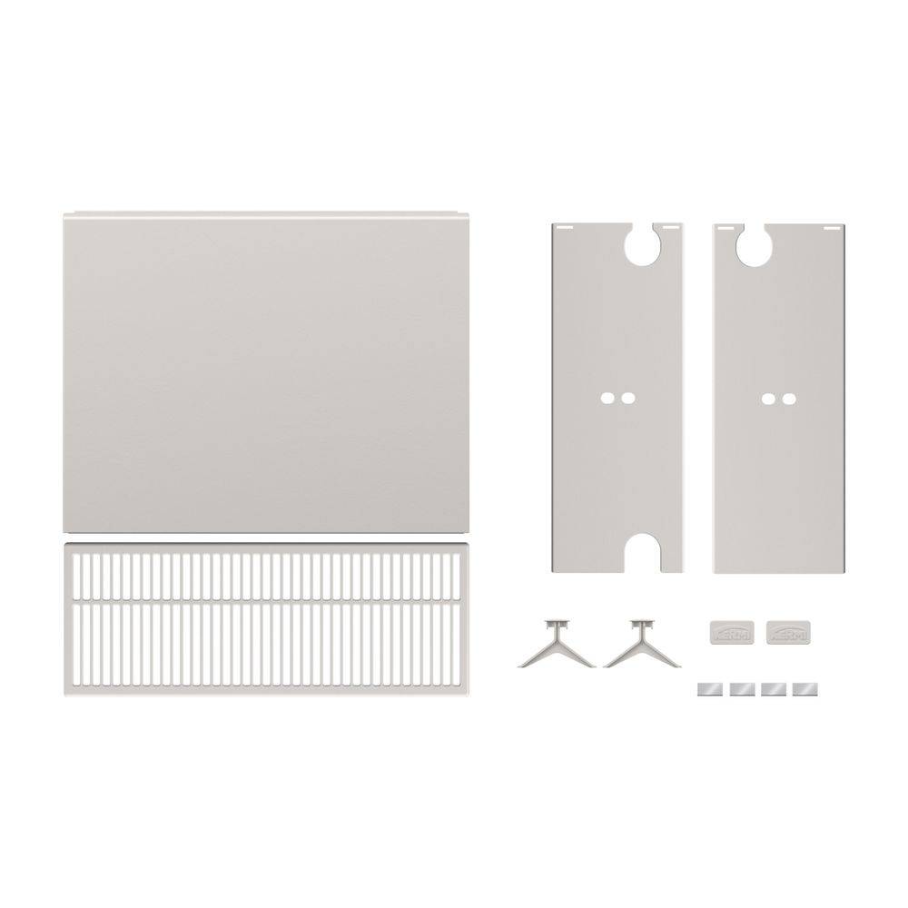 Kermi Upgrade Set Heizkörperverkleidung für Plan Typ 33 500x1800mm, Anschlussposition seitlich, Weiß-1