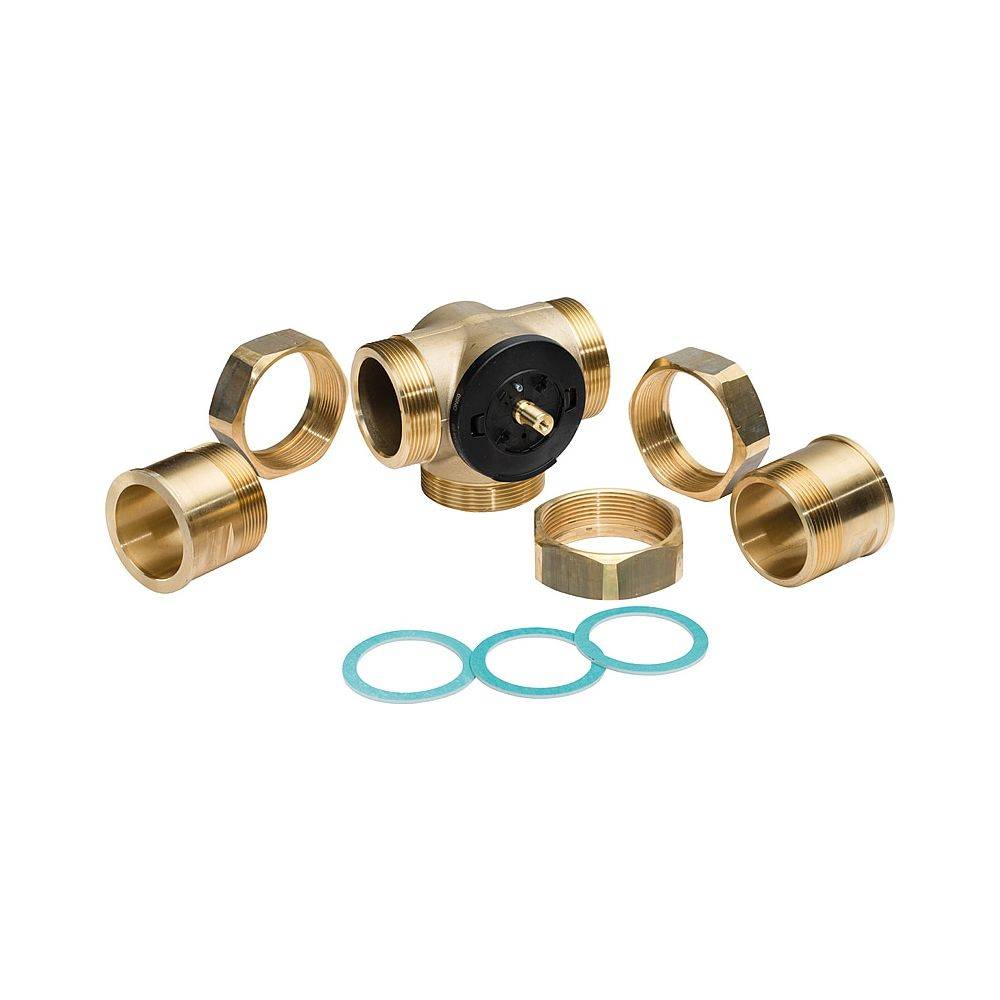 Bosch 3-Wege-Mischventil WWV40-2 DN 40, Kvs 65, G 2 1/4" für Sole-Wasser-Wärmepumpen-0