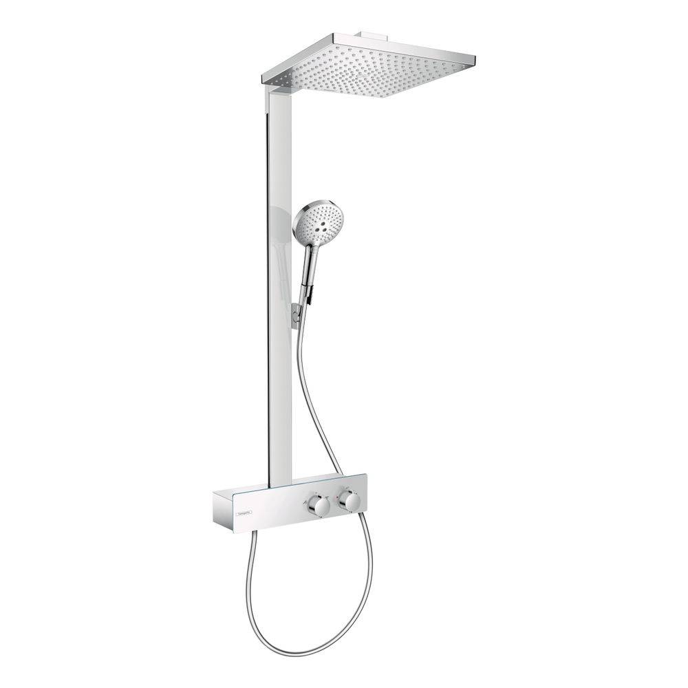 hansgrohe Raindance E Showerpipe 300mm 1jet 16l/min mit ShowerTablet 350, Chrom-0