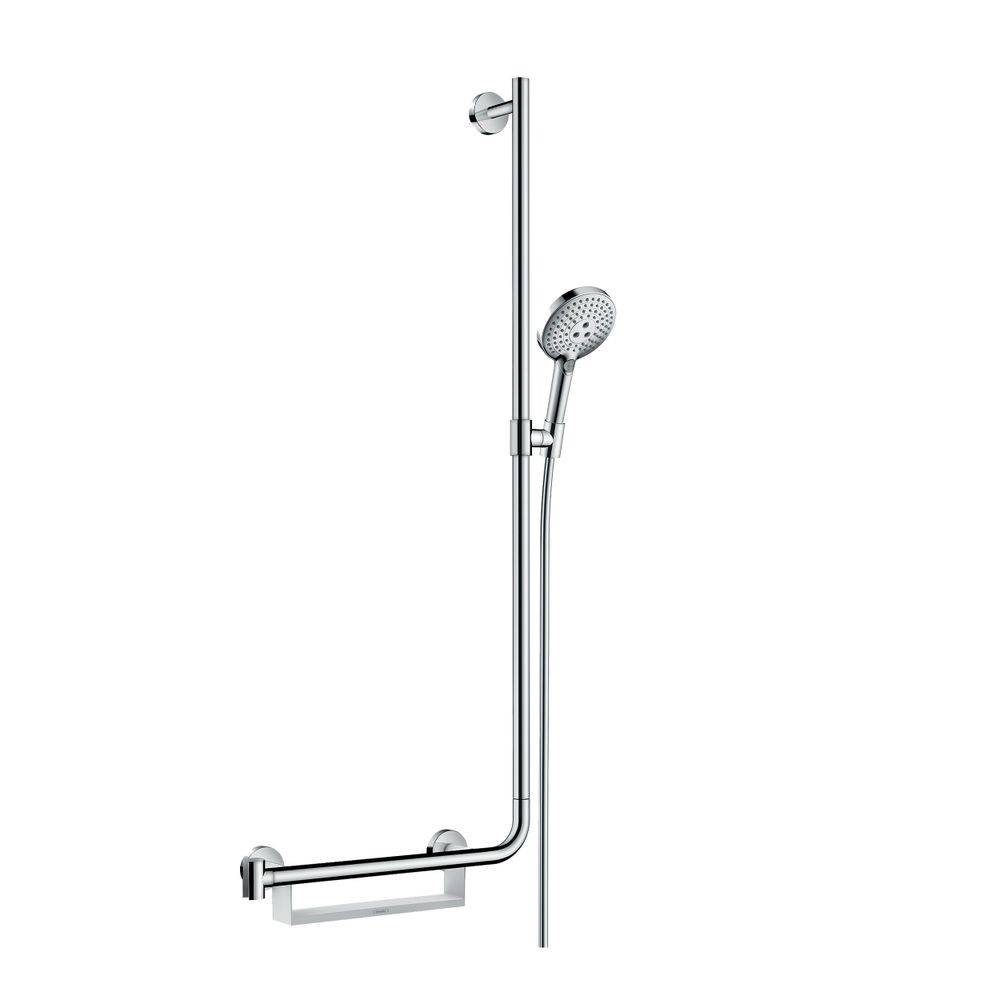 hansgrohe Raindance Select S Brauseset 120mm 3jet mit Brausestange 1100mm 15l/min rechts, Chrom-0