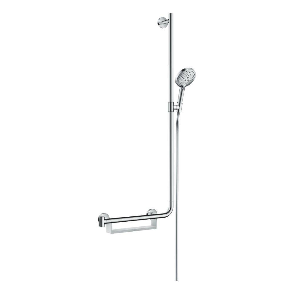 hansgrohe Raindance Select S Brauseset 120mm 3jet mit Brausestange 1100mm 15l/min rechts, Chrom-1