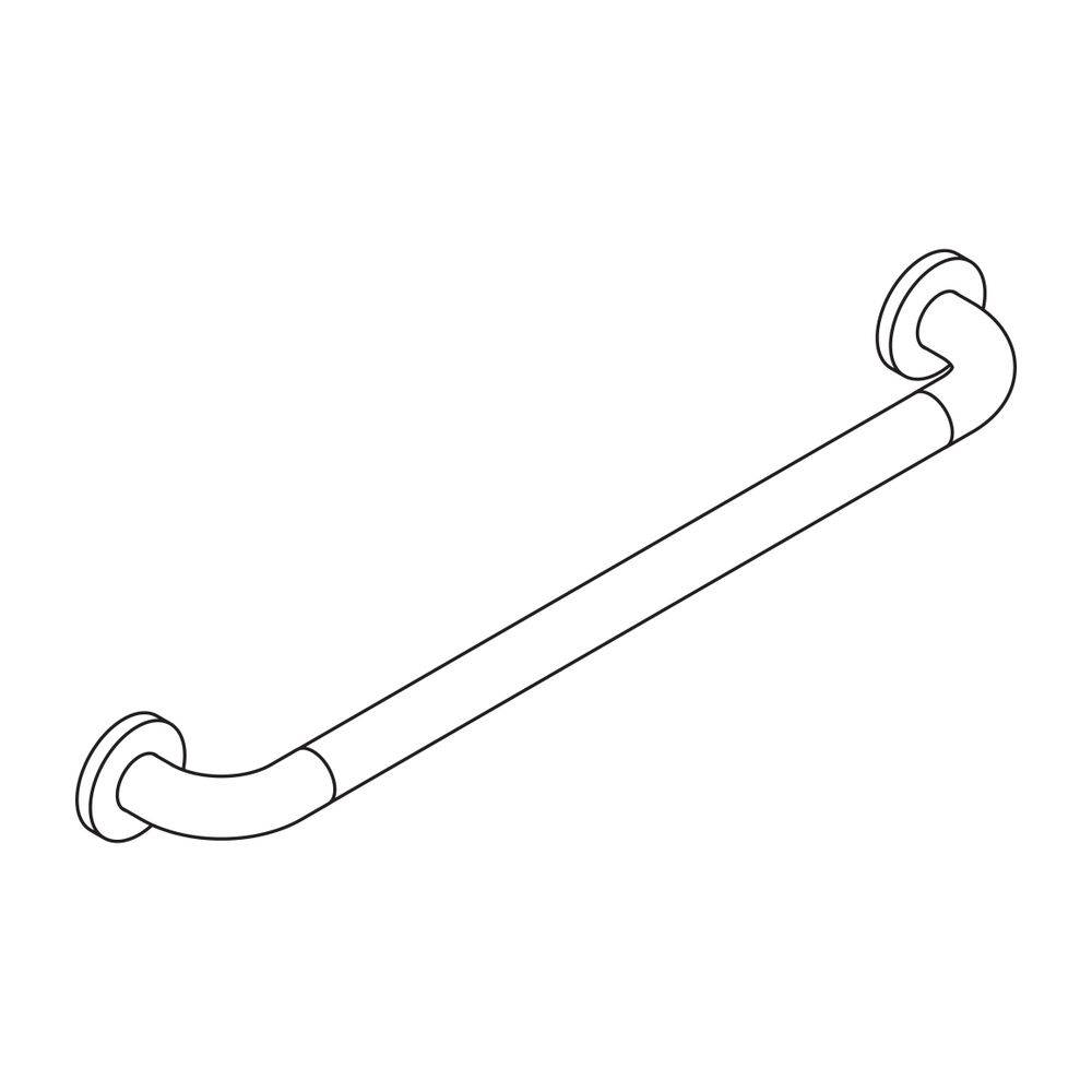 HEWI Haltegriff Serie 801 D 33, 600mm BM211.2 reinweiß-2