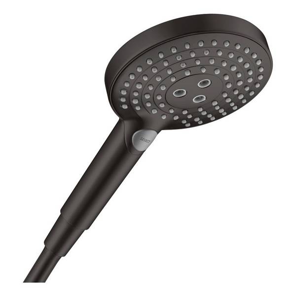 Hansgrohe Raindance Select S Handbrause 120mm, 8,5l/min, 3jet EcoSmart, Mattschwarz
