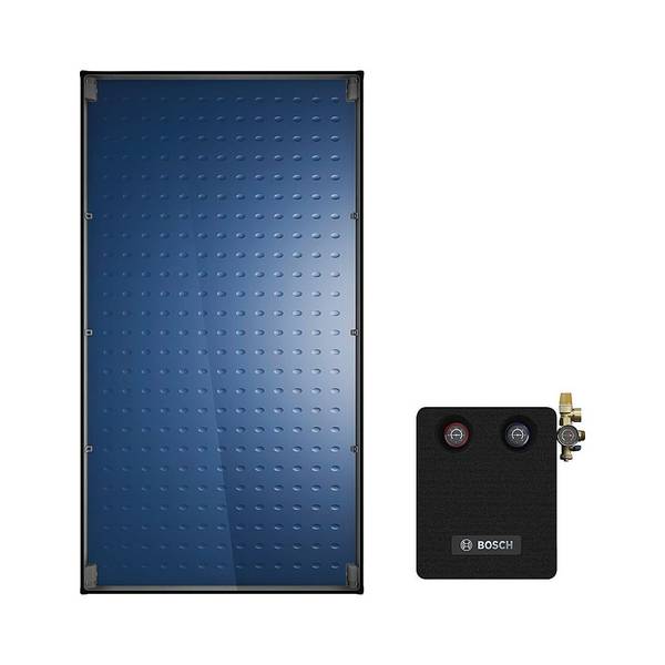 Bosch Solar-Basic-Paket Jupa SO709, 4x Kollektor SO7000 TFV, Aufdach senkrecht, AGS 10, MS 200-2, SBH, FKA 5-2