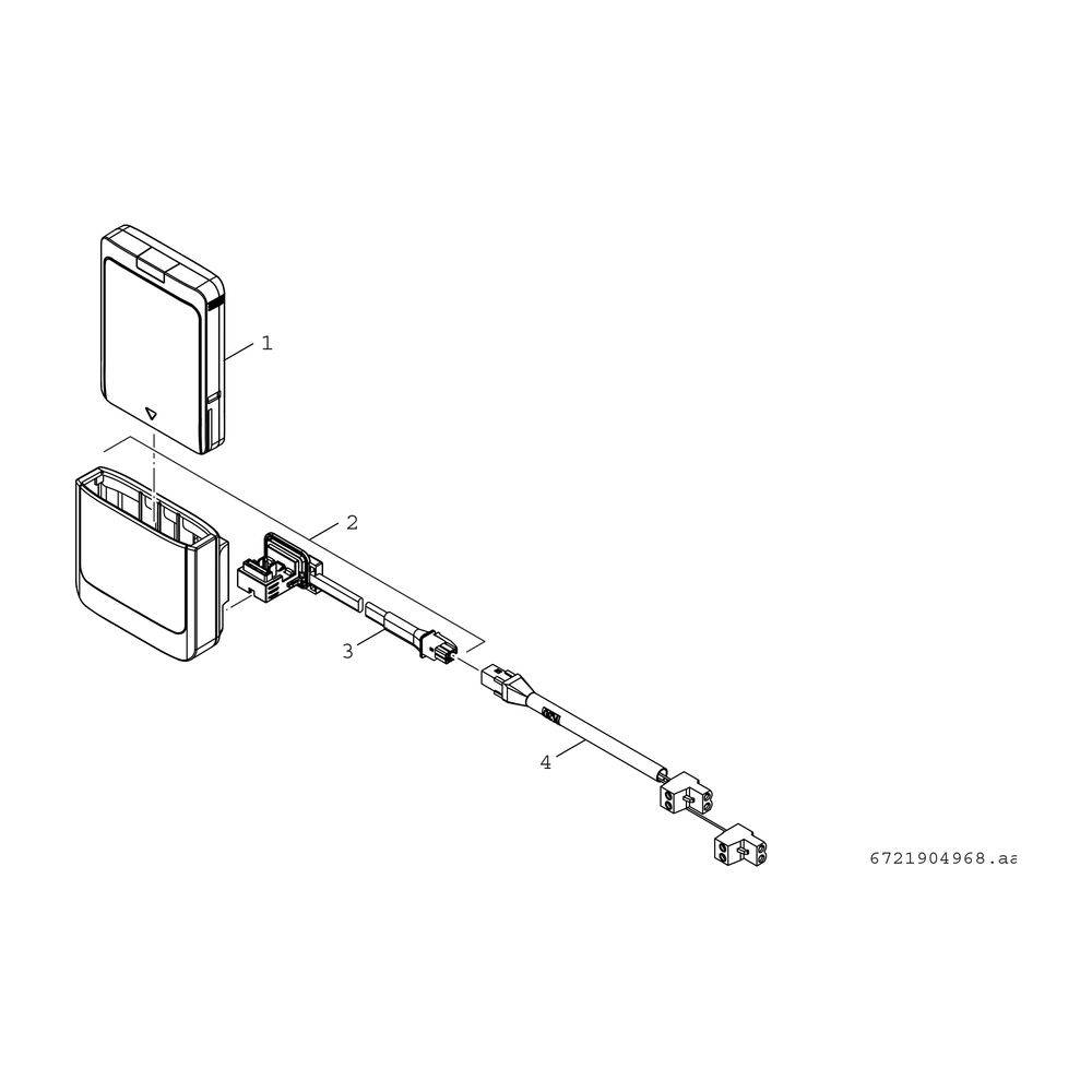 BOSCH Zubehör für Split-Wärmepumpen Set K 30 RF, WLAN-Internetmodul-2