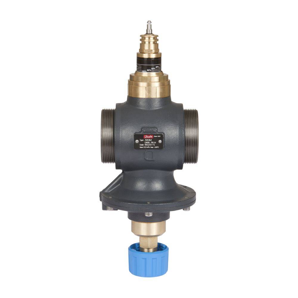 Danfoss Kombiventil AB-QM 40, für Regelung und hydra. Abgleich, DN G 2" A, Durchflussbereich 1.500-7.500l/h-3