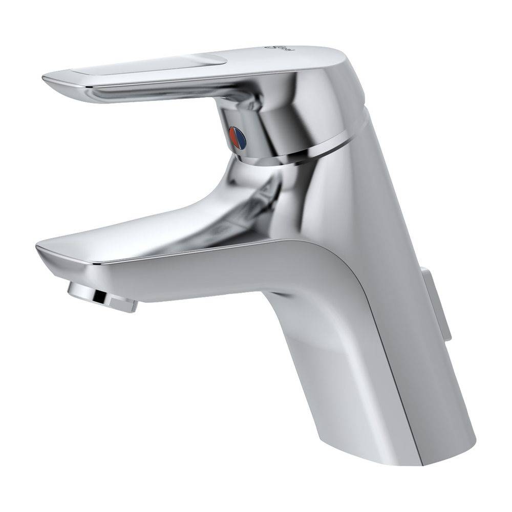 Ideal Standard Waschtisch-Armatur Ceramix Blue, mit Ablaufgarnitur Ausladung 135mm, Chrom-0