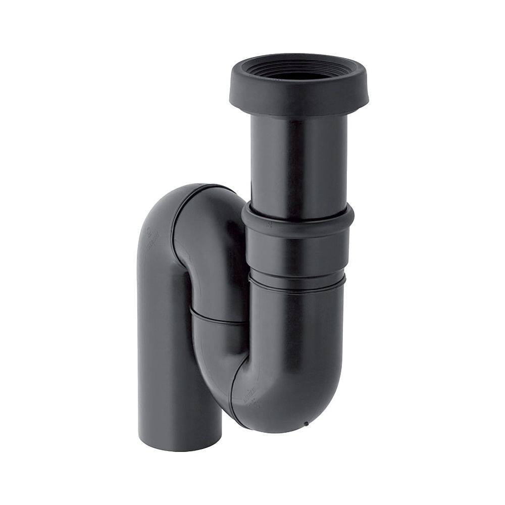 Geberit Geruchsverschluss für Hock-WC Abgang vertikal Außendurchmesser 110mm, Schwarz
