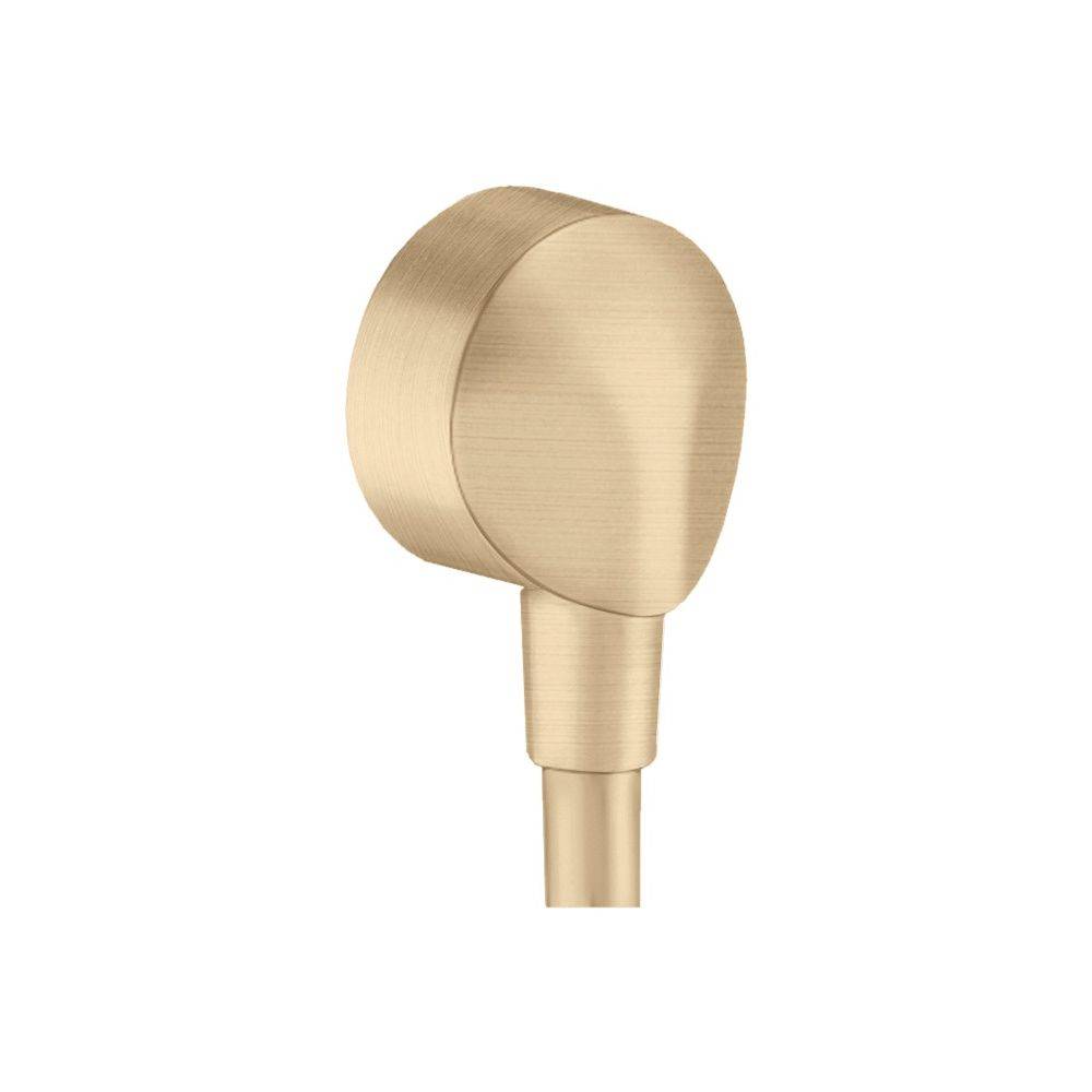 Hansgrohe FixFit Wandanschluss E ohne Rückflussverhinderer, DN 15, Brushed Bronze-0