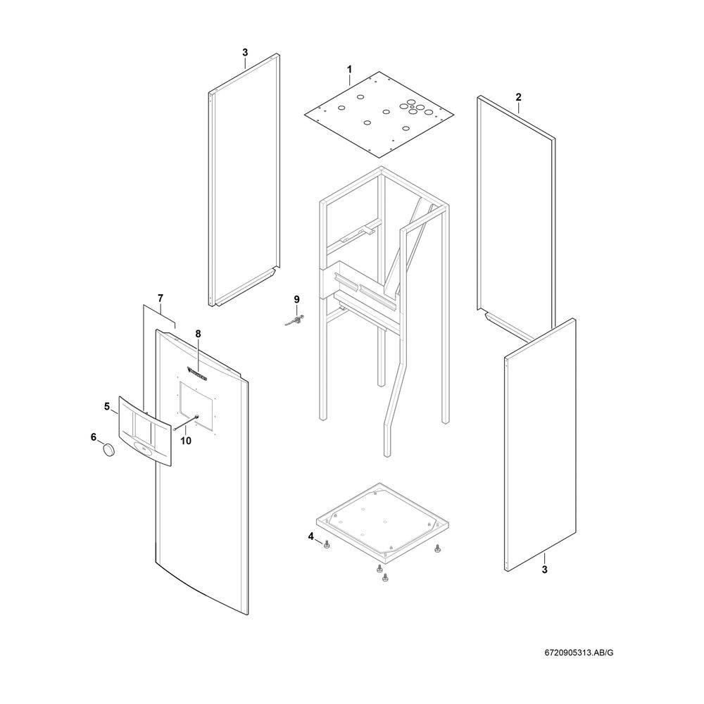 BOSCH Sole-Wasser-Wärmepumpe Supraeco STE 100-1 Kompaktgerät, R410A, 10,4kW, 1520x600x645-2