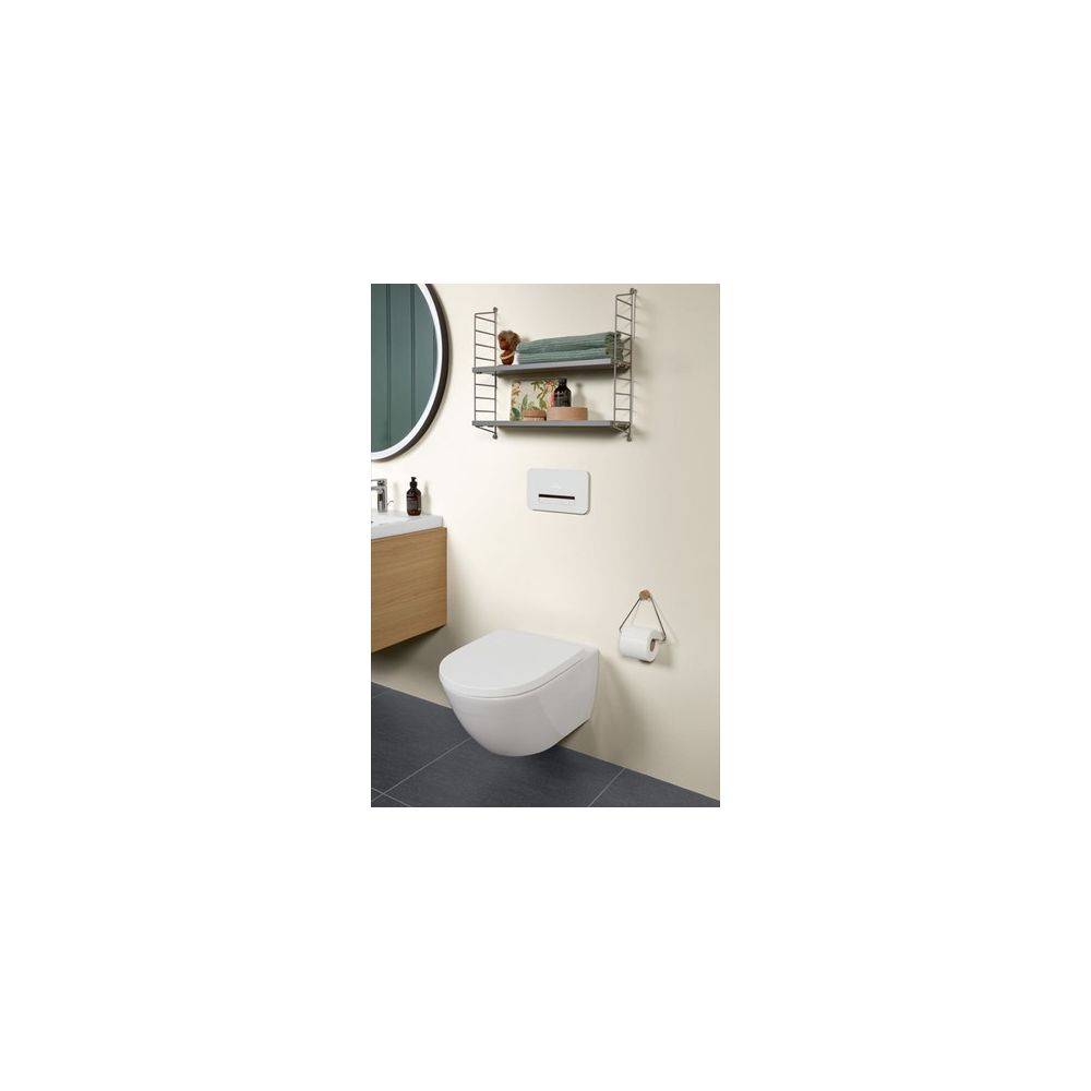 Villeroy & Boch WC-Sitz Subway 3.0 374x438x42mm Oval SoftClosing QuickRelease, Weiß Alpin AntiBac-2