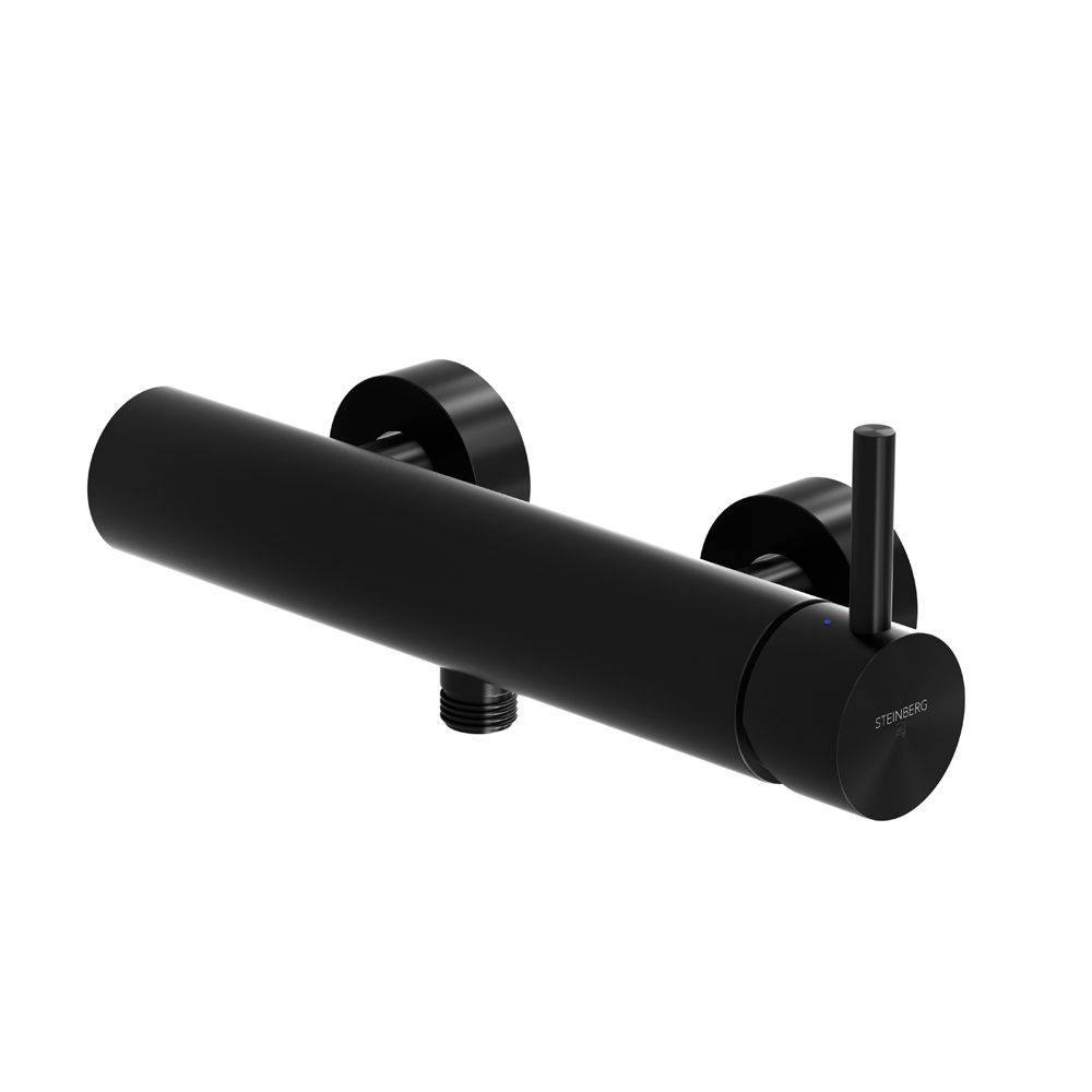 Steinberg Aufputz-Einhebelmischer für dusche 100 1220 S, matt black-0