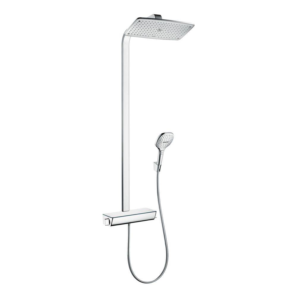 hansgrohe Raindance E Showerpipe 360mm 1jet 9l/min EcoSmart mit Thermostat, Chrom-0