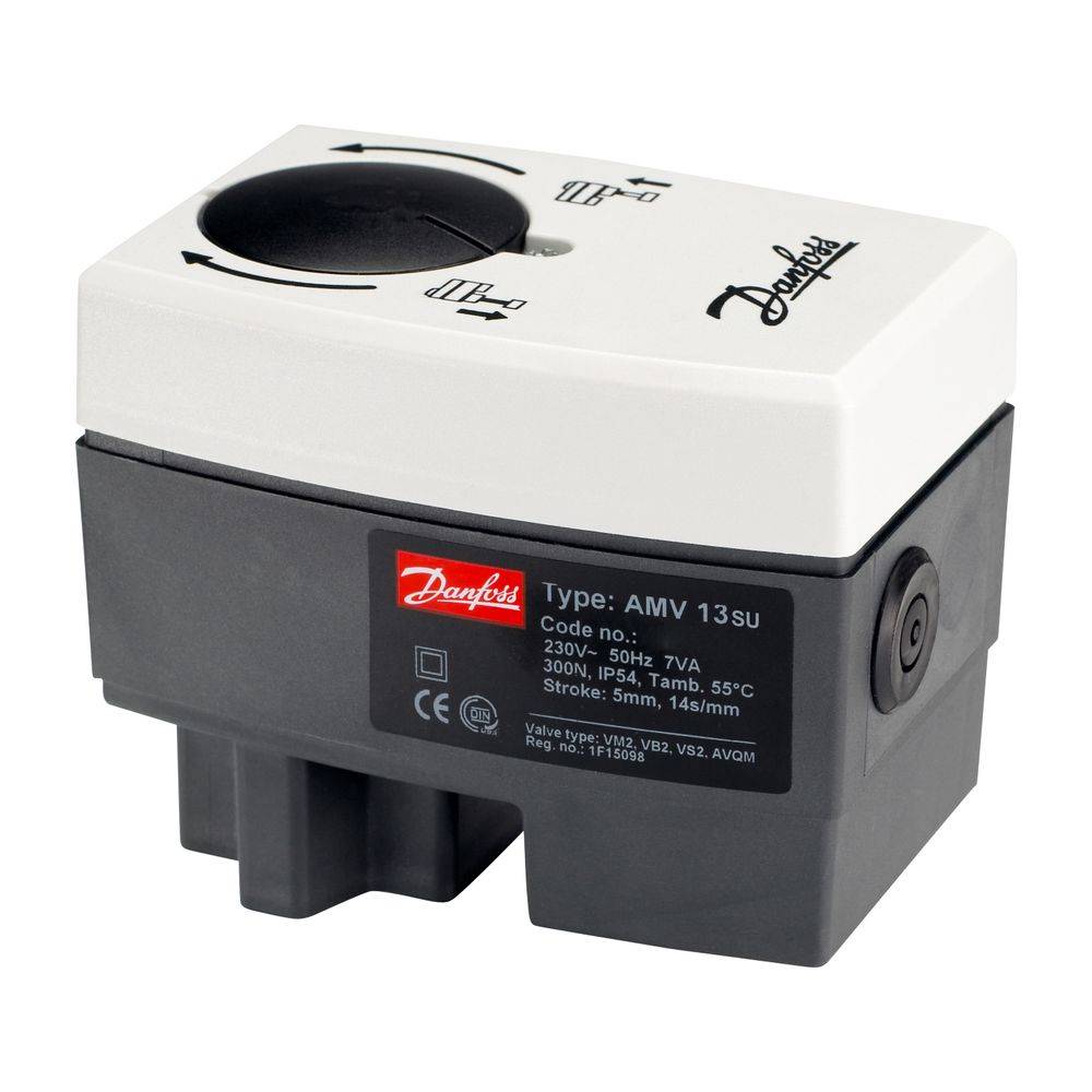 Danfoss elektrischer Stellantrieb AMV 13 SU, 230V, 3 Punkt Schritt, Sicherheitsfunktion
