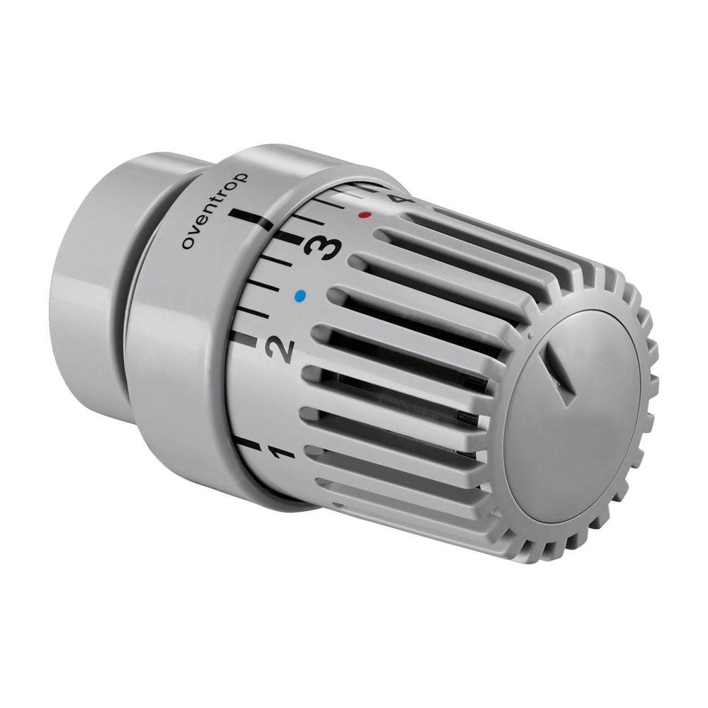 Oventrop Uni LH Thermostat 7-28 Grad C, Skala 0-5 mit Nullstellung, Flüssigfühler, Anthrazit, 1011467-3