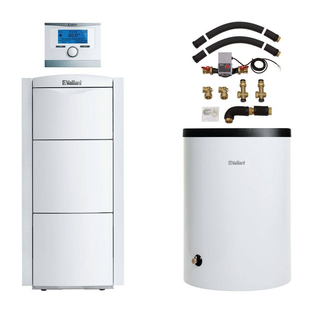Vaillant ecoVIT exclusiv Paket 2.10/7 VKK 286/4 LL, VRC 700/6, VIH R150/6B, Gas-Brennwertkessel, Leistung 9,1-28,9kW-3