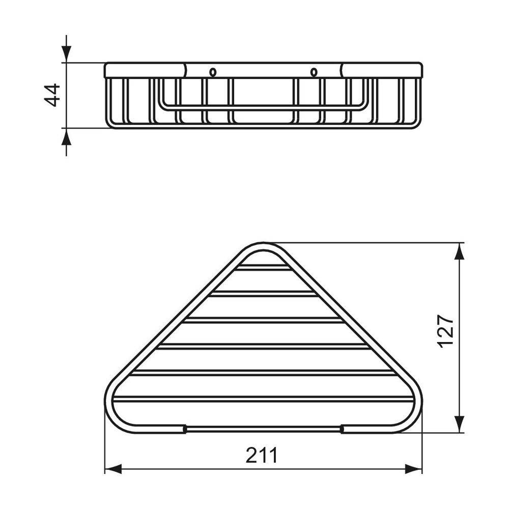 Ideal Standard Eck-Seifenkorb IOM, Chrom-1