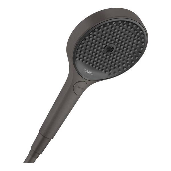 Hansgrohe Rainfinity Handbrause 130mm, 8l/min, 3jet EcoSmart, Brushed Black Chrome