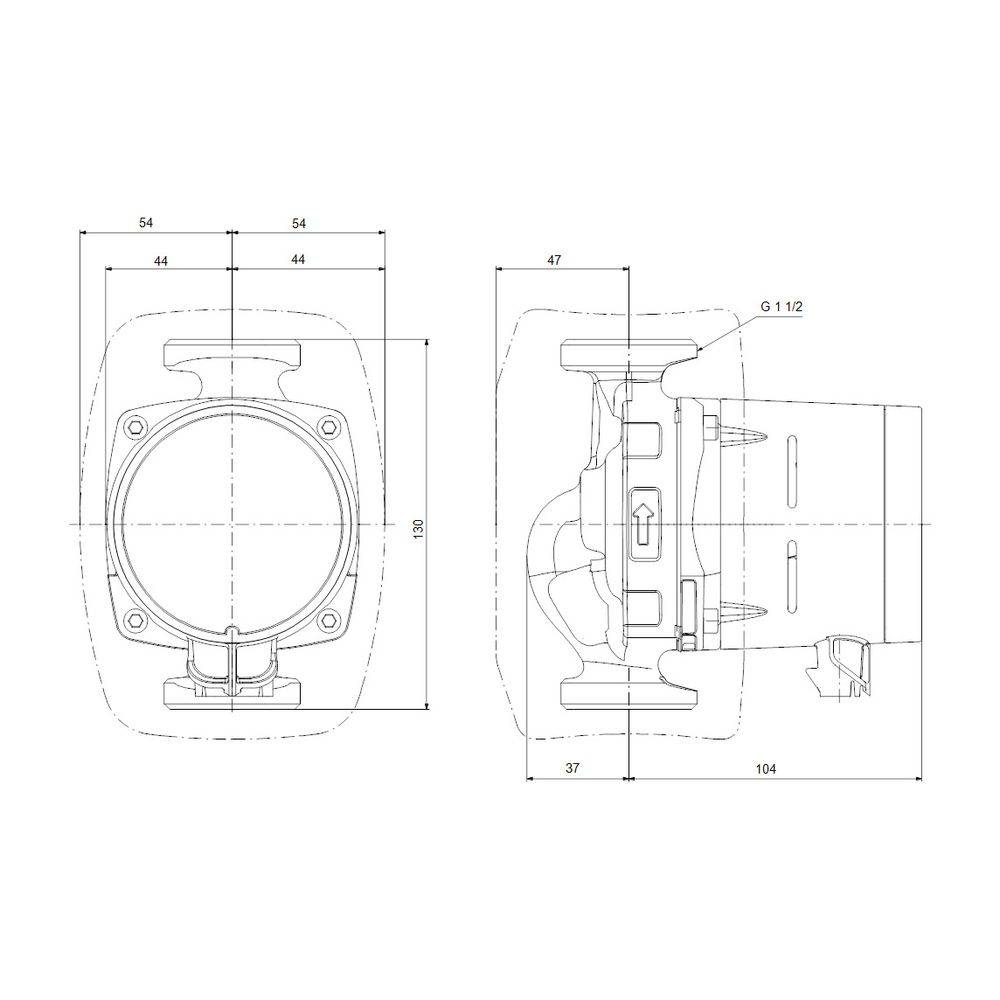 Grundfos Alpha2 25-40, Umwälzpumpe, P/n: 99261701-2