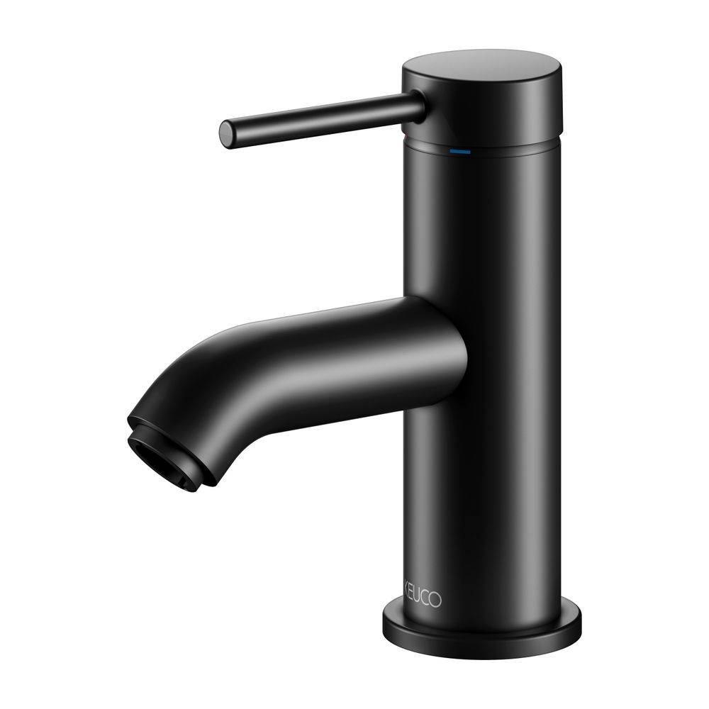 KEUCO Einhebel-Waschtisch-Mischer 60 IXMO 59504 o.Zug.-Ablgrt. Soft, Rosette r/e sw-0
