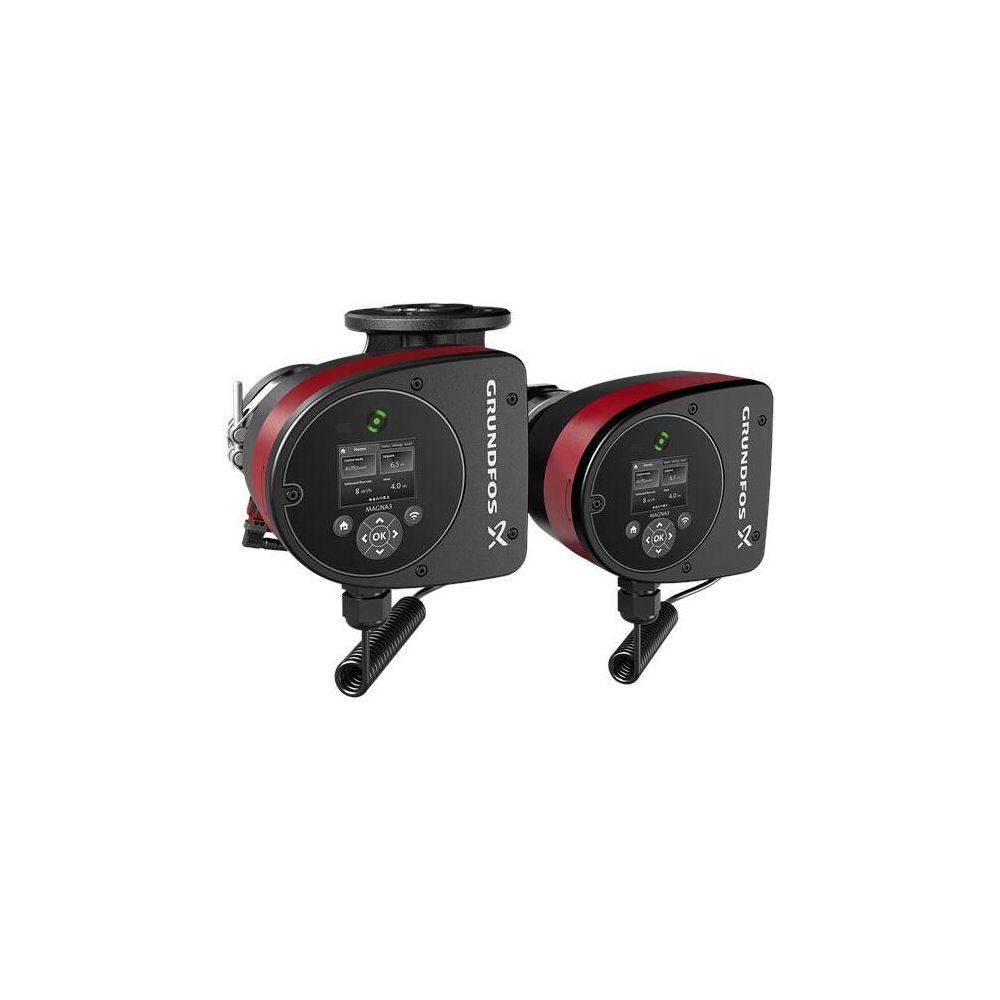 Grundfos Umwälzpumpe elektronisch geregelt MAGNA3 D 32-80F, PN 16 230V, 220mm max. Förderh. 8m Volumenst. 10,2m3/h-1