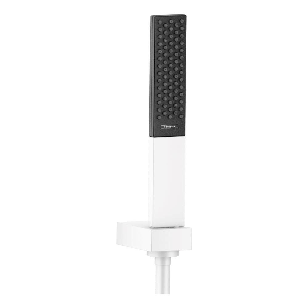 Hansgrohe Rainfinity Brausehalterset 100mm, 13,8l/min, 1jet, Brauseschlauch 125cm, Mattweiß