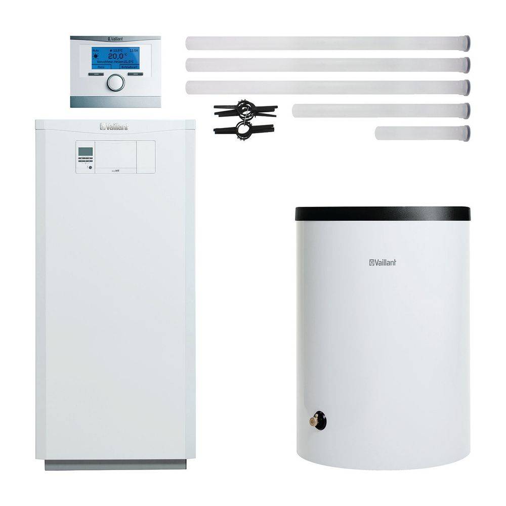 Vaillant ecoVIT VKK Paket 2.62/3 186/5 186, E, LL, VRC 700/6, VIHR150, Abgas starr, Gas-Brennwertkessel, 6-19,3kW bei-3