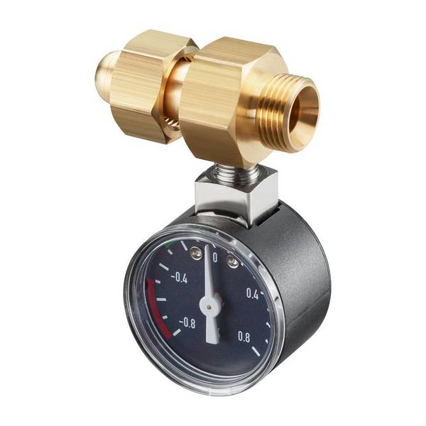 OVENTROP Unterdruckmanometer m.Anschlussstück,3/8 ÜMxG3/8m.Innenkonus
