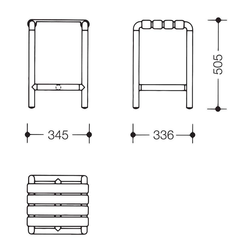 HEWI Hocker Serie 801 B 345 mm H 505 T 336 tiefschw-1