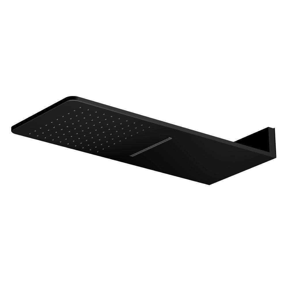 Steinberg Wall Rain Regenpaneel 600 mm x 250 390 5662 S, matt black-0