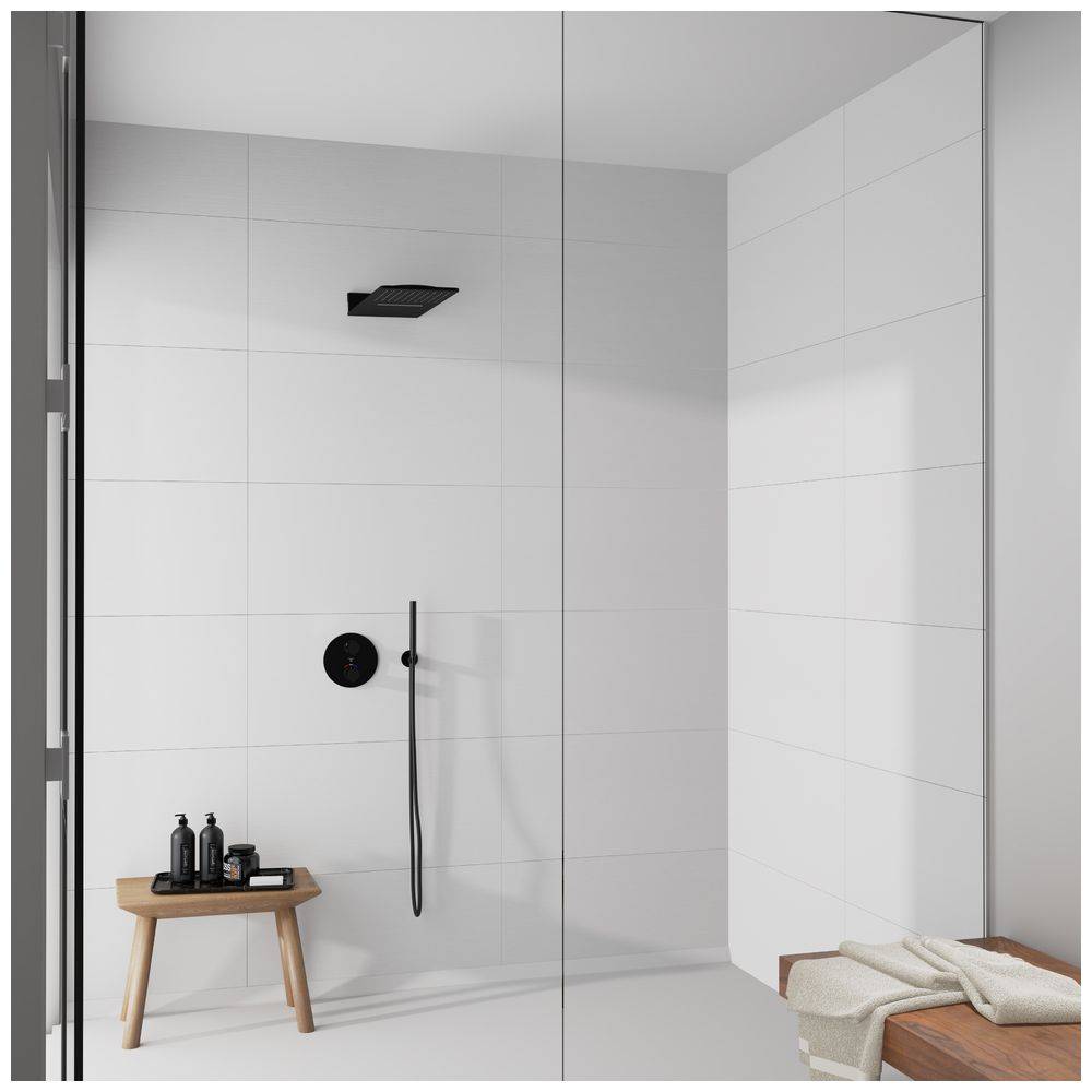 Steinberg Wall Rain Regenpaneel 600 mm x 250 390 5662 S, matt black-2