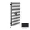 Kermi Credo Half round-E elektrischer Badheizkörper 1000x46x450mm, WRS, Anschluss links, 400W, Graphit Metallic