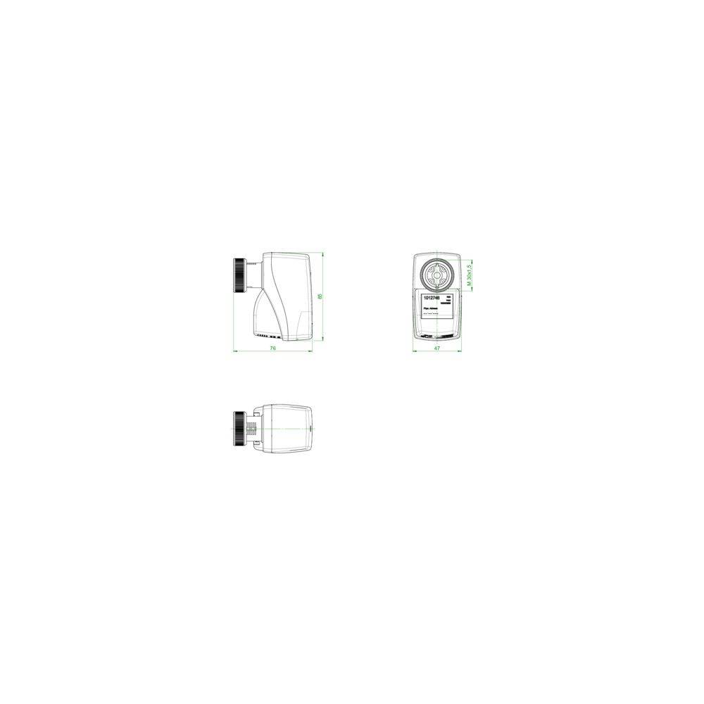 Oventrop Aktor M Elektromotorischer Stellantrieb mit KNX Schnittstelle 21-32V DC, 1012746-1