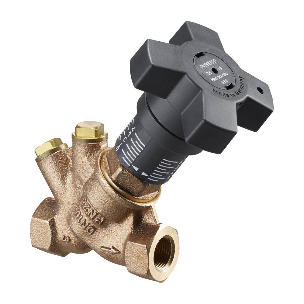 OVENTROP Strangreg.Vent.Hydrocontrol VTR DN32, 1 1/4"IG, mit Blindstopfen, Rg-0