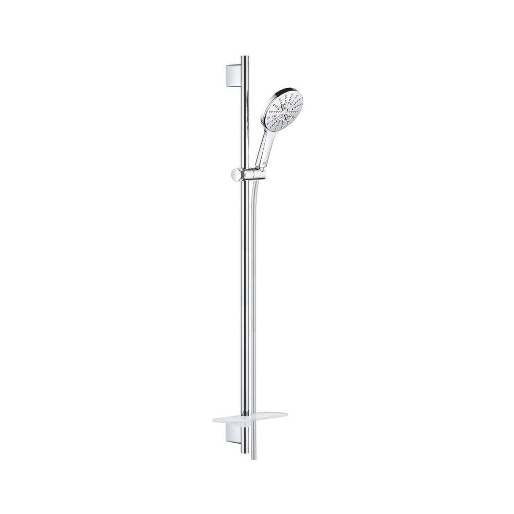 Grohe Rainshower SmartActive 130 Brausestangenset, 900mm, Silverflex 1750mm, 3 Strahlarten, Chrom, 26578000-2
