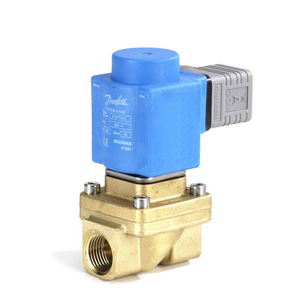 Danfoss Magnetventilgehäuse EV 250B 12BD, G 1/2", Kvs 4,00m3/h, Wasser/ Dampf, normal geschlossen NC-2