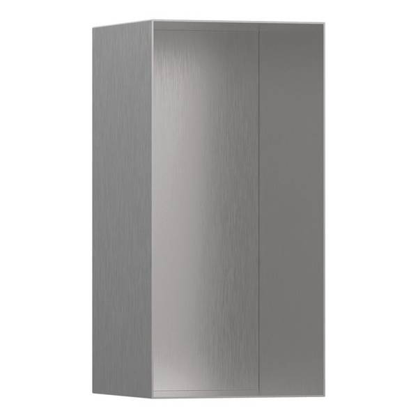 Hansgrohe XtraStoris Minimalistic Wandnische rahmenlos 300x150x140mm, Edelstahl gebürstet