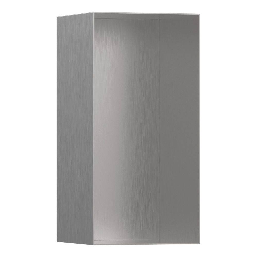 Hansgrohe XtraStoris Minimalistic Wandnische rahmenlos 300x150x140mm, Edelstahl gebürstet-0