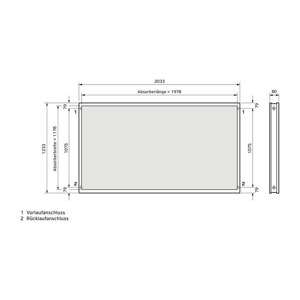 Vaillant auroTHERM plus VFK 155/2 H Solar-Flachkollektor-1