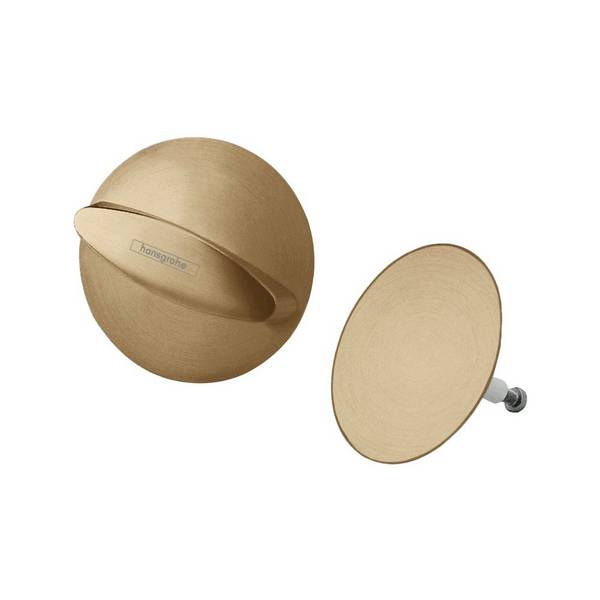 Hansgrohe Flexaplus Fertigset Ablauf-, Überlaufgarnitur, Bronze gebürstet