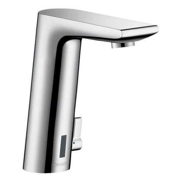 Hansgrohe Metris S Elektronik-Waschtischmischer, 5l/min, Temperaturregulierung Netzans. 230V, Chrom