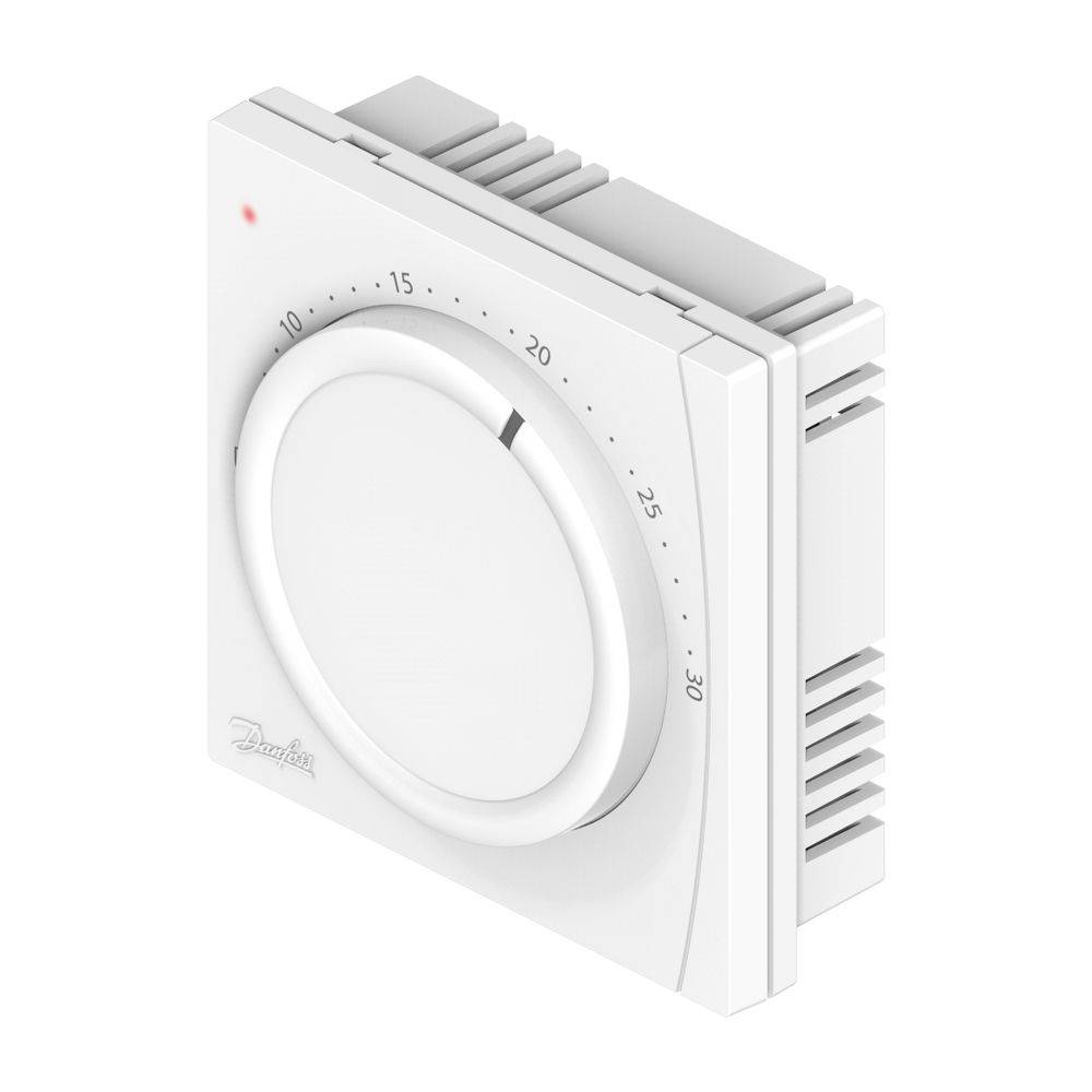 Danfoss Raumthermostat elektronisch RET 1001M V 230Vac, Einstellrad, 5-30 Grad C potentialfreiem Ausgang-1