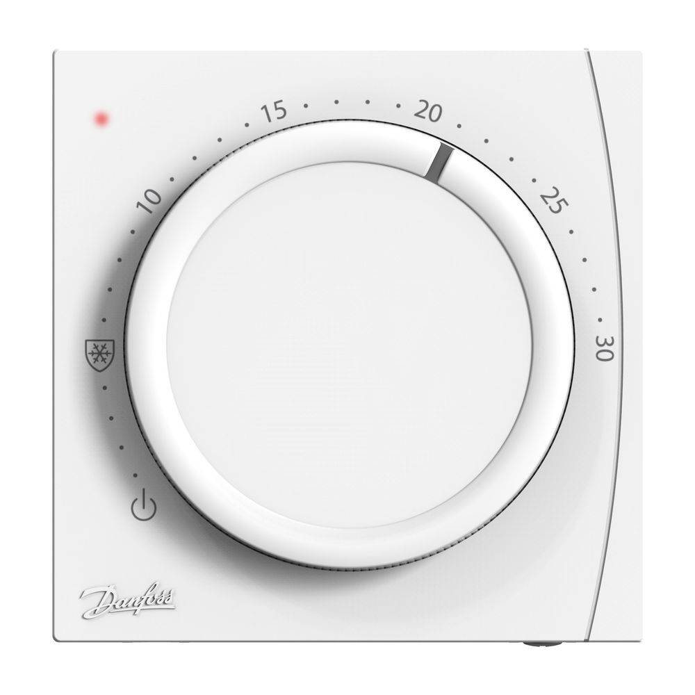 Danfoss Raumthermostat elektronisch RET 1001M V 230Vac, Einstellrad, 5-30 Grad C potentialfreiem Ausgang-2