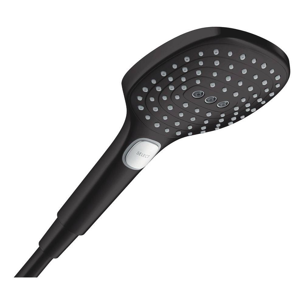 Hansgrohe Raindance Select E Handbrause 120mm, 14,4l/min, 3jet, Mattschwarz